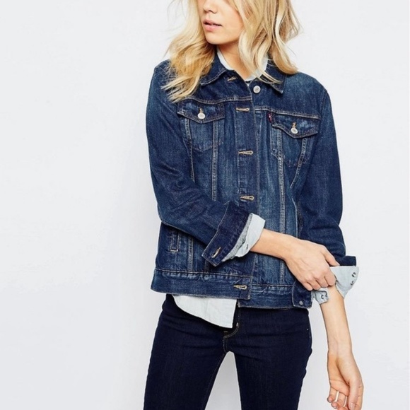 Levi's Jackets & Blazers - Levi's Dark Wash Jean Jacket